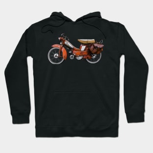 Vintage French Motobecane Moped Hoodie